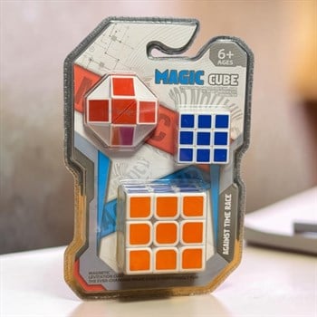 Rubik Küp Lüks Üçlü Set Zeka Küpü