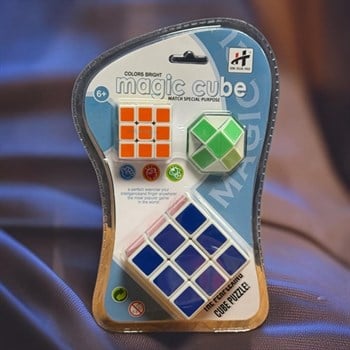 Rubik Küp Üçlü Set Zeka Küpü