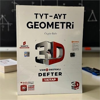 Tyt Ayt Geometri Video Destekli Defter 3d Yayınları