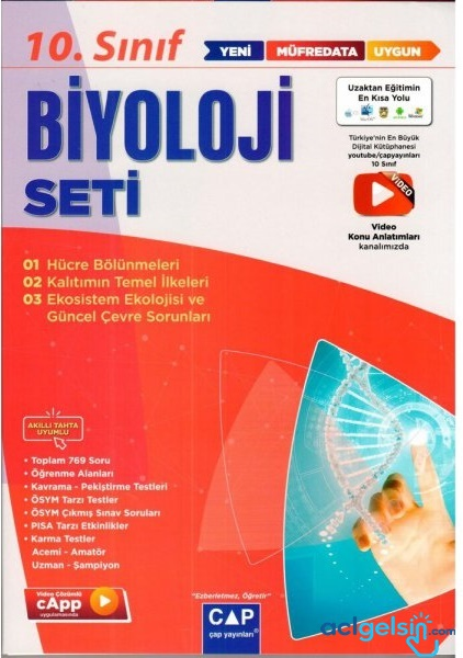 10.sınıf Set Anadolu Biyoloji Çap Yayınları