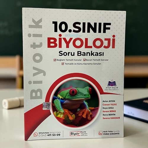 10.sınıf Biyoloji Soru Bankası Biyotik Yayınları
