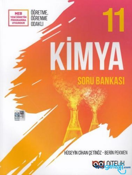 11. Sınıf Kimya Soru Bankası Nitelik Yayınları