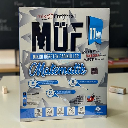 11. Sınıf Matematik Möf Mikro Öğreten Fasikül Set Orijinal Mikro