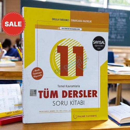 11.sınıf Sayısal Tüm Dersler Soru Bankası Palme Yayınları