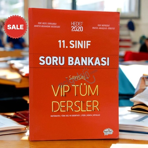 11.sınıf Sayısal Tüm Dersler Soru Bankası Editör Yayınları