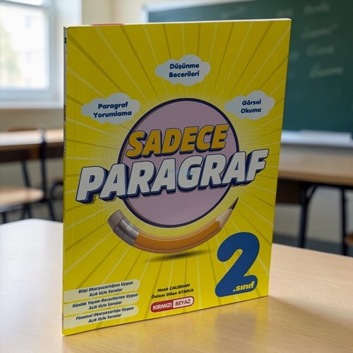 2.sınıf Sadece Paragraf Kırmızı Beyaz Yayınları