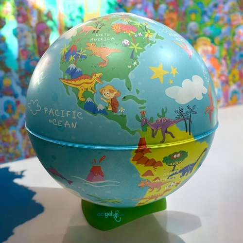 26cm Gl Abajur Dino World