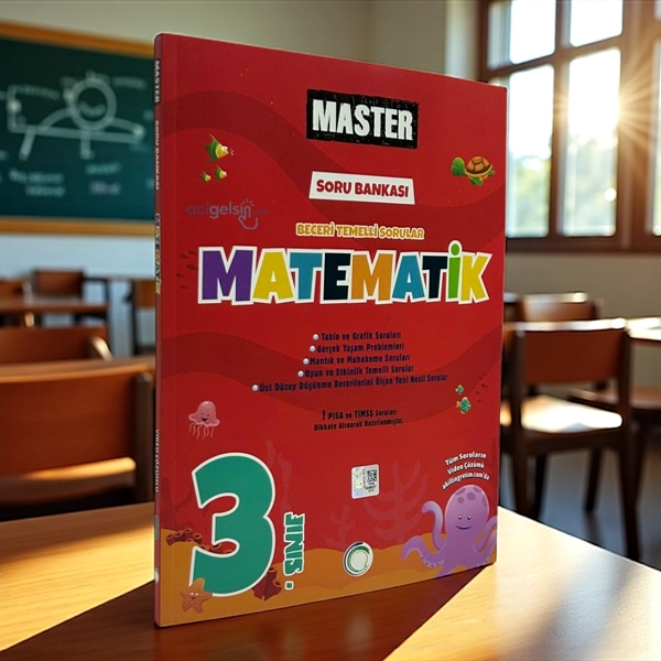 3.sınıf Master Matematik Soru Bankası Okyanus Yayınları