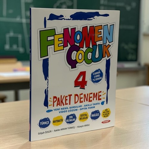 4.sınıf Fenomen Çocuk Tüm Dersler Paket Deneme Fenomen Yayınları