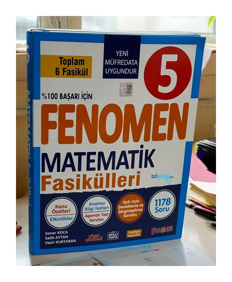 5.sınıf Matematik Fasikül Seti Fenomen Yayınları