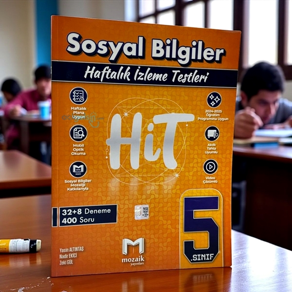5. Sınıf Sosyal Bilgiler Hit 40 Deneme Mozaik Yayınları