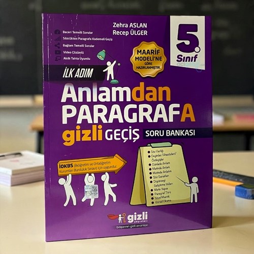 5. Sınıf Anlamdan Paragrafa Gizli Geçiş