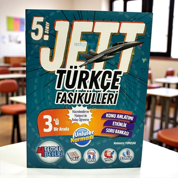 5. Sınıf Türkçe Jett Soru Fasikülleri Ünlüler Karması Yayınları