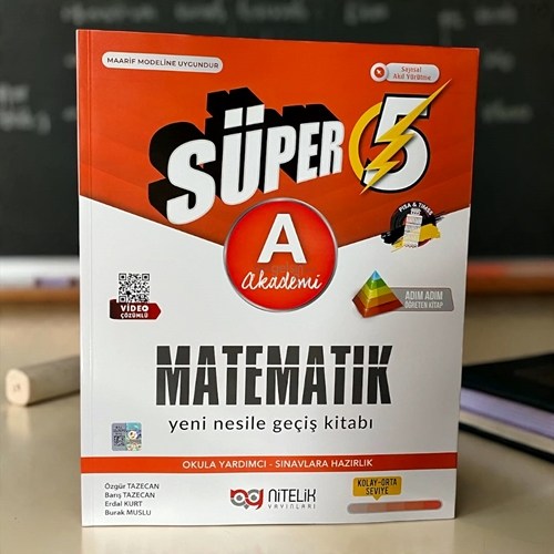 5. Sınıf Matematik Süper A Soru Kitabı Nitelik Yayınları
