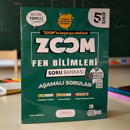 5. Sınıf Zoom Serisi Fen Bilimleri Soru Bankası Günay Yayınları