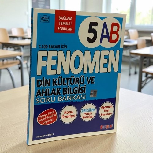 5.sınıf Din Kültürü Ve Ahlak Bilgisi Soru Bankası Fenomen (a-b)