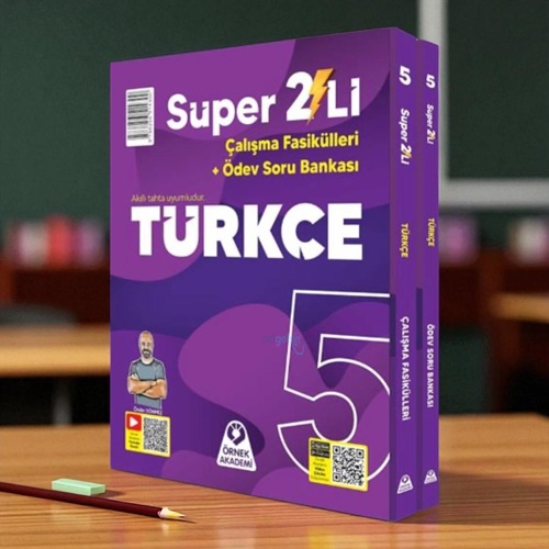 5. Sınıf Süper İkili Türkçe Seti Örnek Akademi Yayınları