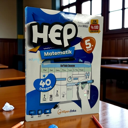 5. Sınıf Haftalık Hep Matematik 40 Deneme | Mustafa Tümen & Şahan Eroğlu