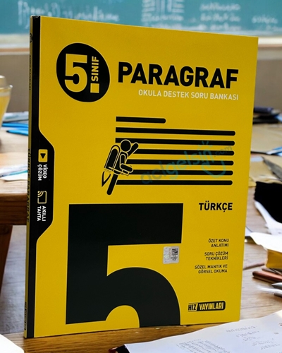 5.sınıf Türkçe Paragraf Soru Bankası Hız Yayınları