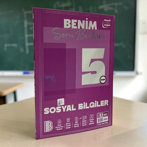 5. Sınıf Sosyal Bilgiler Soru Bankam Benim Hocam Yayınları
