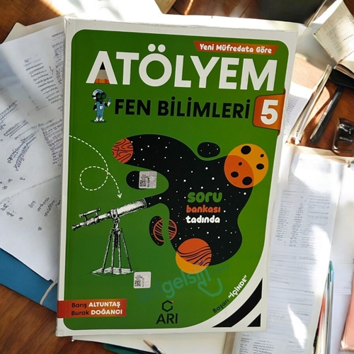 5.sınıf Atölyem Fen Bilimleri Soru Bankası Arı Yayınları