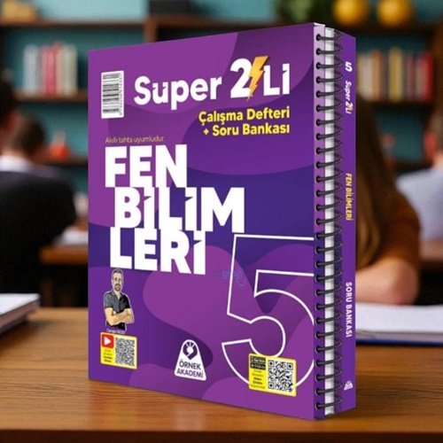 5. Sınıf Süper İkili Fen Bilimleri Seti Örnek Akademi