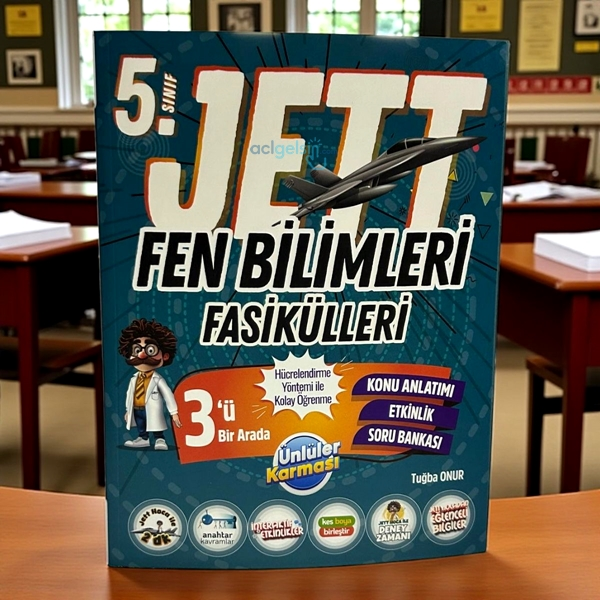 5. Sınıf Jett Fen Bilimleri Fasikülleri Ünlüler Karması Yayınları