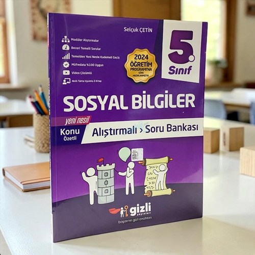 5. Sınıf Sosyal Bilgiler Alıştırmalı Soru Bankası Gizli Yayınları