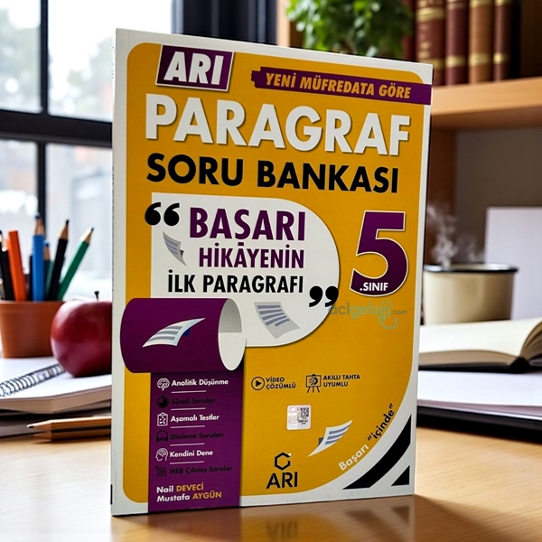 5.sınıf Arı Paragraf Soru Bankası Arı Yayınları