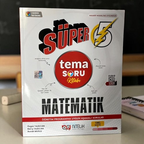 5.sınıf Süper Matematik Tema Soru Kitabı Nitelik Yayınları