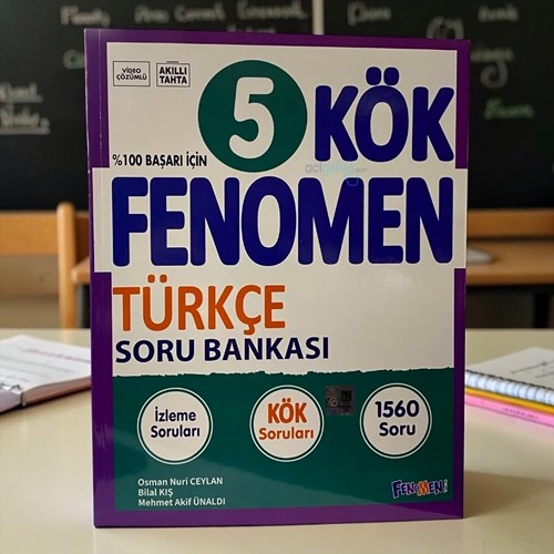 5 Kök Türkçe Soru Bankası Fenomen Yayınları