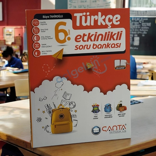 6.sınıf Türkçe Etkinlikli Kazanım Soru Bankası Çanta Yayınları