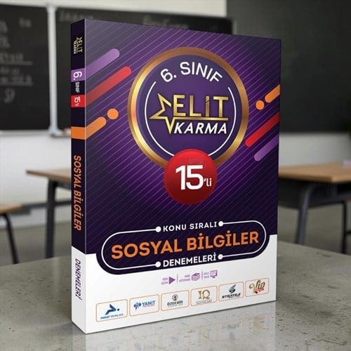 6.sınıf Elit Karma 15`li Konu Sıralı Sosyal Bilgiler Denemeleri Paraf Yayınları