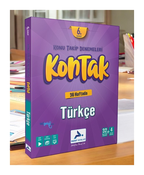 6. Sınıf Türkçe Konu Takip Denemeleri Paraf Yayınları