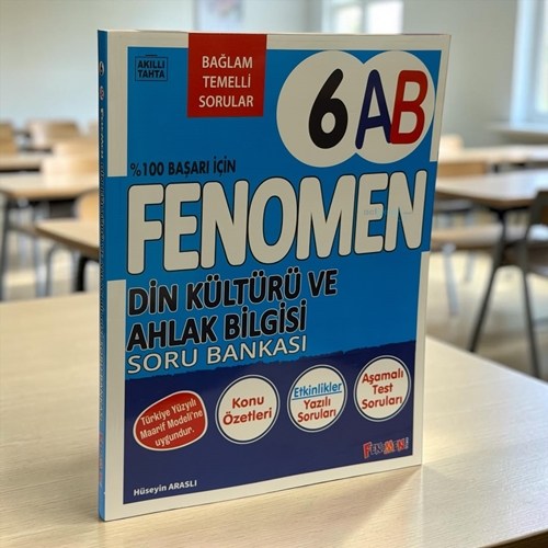 6.sınıf Din Kültürü Ve Ahlak Bilgisi Soru Bankası Fenomen (a-b)