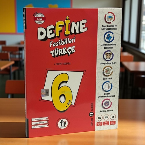 6.sınıf Define Türkçe Konu Anlatımlı Fasikül Fi Yayınları