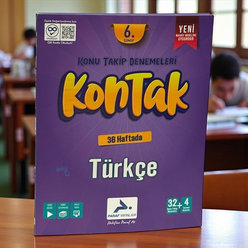 6.sınıf Kontak Türkçe Denemeleri Paraf Yayınları