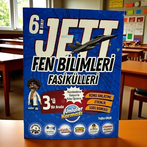 6. Sınıf Fen Bilimleri Jett Soru Fasikülleri Ünlüler Karması Yayınları