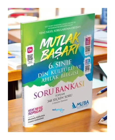 6.sınıf Din Kültürü Mutlak Başarı Soru Bankası Muba Yayınları