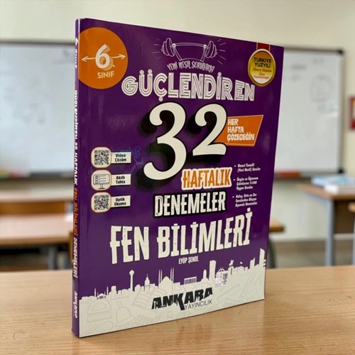 6. Sınıf Fen Bilimleri Güçlendiren 32 Haftalık Kazanım Denemeleri Ankara Yayıncılık