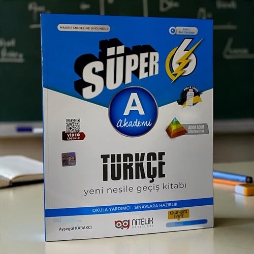 6.sınıf (a) Süper Türkçe Soru Kitabı Yeni Nesile Geçiş