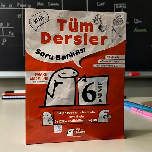 6. Sınıf Tüm Dersler Soru Bankası Eğitim Deposu Yayınları
