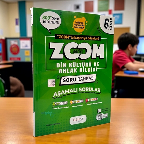 6. Sınıf Zoom Din Kültürü Ve Ahlak Bilgisi Soru Bankası Günay Yayınları