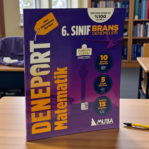 6.sınıf Deneport Matematik Branş Denemesi Muba Yayınları
