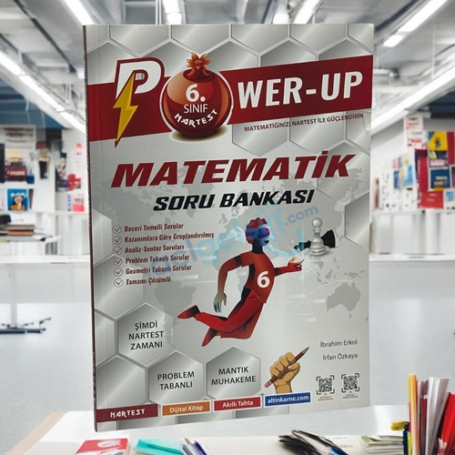 6. Sınıf Power-up Matematik Soru Bankası Nartest Yayınları