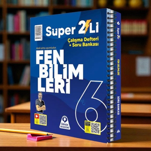 6. Sınıf Süper İkili Fen Bilimleri Seti Örnek Akademi Yayınları