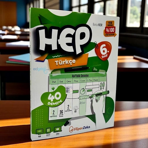 6. Sınıf Haftalık Hep Türkçe 40 Deneme | Burcu Hızır