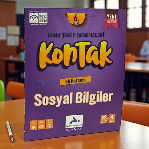 6. Sınıf Kontak Sosyal Bilgiler Konu Takip Denemeleri Paraf Yayınları