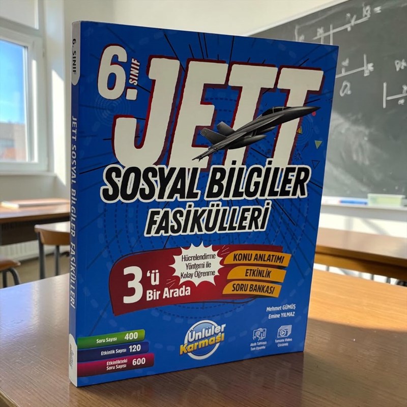 6. Sınıf Sosyal Bilgiler Jett Fasikülleri Ünlüler Karması