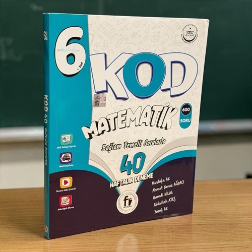 6.sınıf Matematik Kod40 Deneme Fi Yayınları